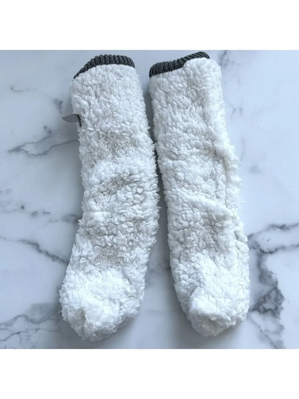 Kick It Fleece Lined Socks with No Skid Bottom OS